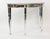1930s French Serge Roche Style Hollywood Regency or Art Deco Mirrored Demilune Console Table For Sale - Image 12 of 14