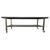 Vintage Style Metal Industrial Table on Wheels, circa 2000 For Sale