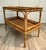 Vintage Bamboo, Rattan & Wicker Two-Tier Console Display Table With Tray Top For Sale - Image 11 of 15