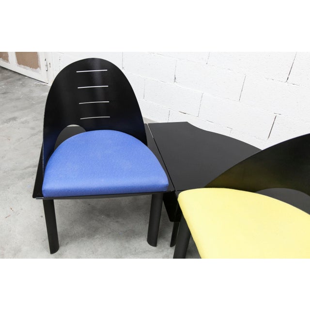 Armchairs and Coffee Table by Patrice Bonneau Genexco, 1980, Set of 3 For Sale - Image 11 of 18