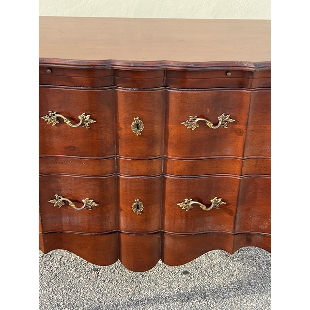1970s French Provincial Chest of Two Drawers For Sale - Image 4 of 14