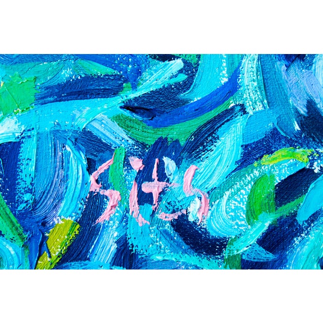 Artist Andrei Sitsko "The Garden Xv" Modern Original Painting For Sale - Image 6 of 11