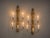 Neoclassical Style, Pair of Candelabra Wall Lights or Sconces, Giltwood, USA, 1940s Pair of neoclassical style giltwood...