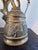 Late 20th Century Vintage Gothic Revival Solid Brass Monastery Bell With Ornate Angel Bracket – 20” For Sale - Image 5 of 10