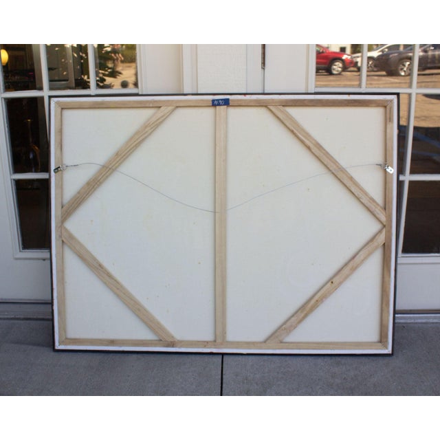 Abstract Oil on Canvas Painting by James L. Bruch For Sale - Image 9 of 9