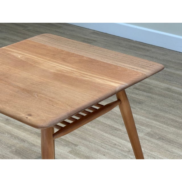 Wood Dining Table and Chairs by Lucian Ercolani for Ercol, 1960s, Set of 3 For Sale - Image 7 of 8