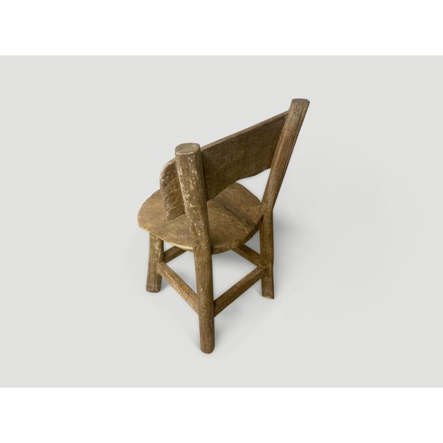 1950s Antique Chair or Side Table For Sale - Image 5 of 5