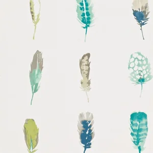 Harlequin Limosa Wallpaper in Lagoon/Zest/Gooseberry - a Sample