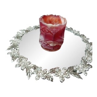 Gorgeous Imperial Slag Glass Toothpick Holder For Sale