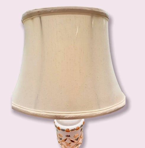 1920s Czechoslovakian Cut to Clear Cased Glass Table Lamp Table Lamps