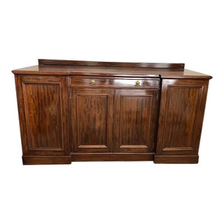 English Regency Style Mahogany Credenza or Sideboard For Sale