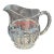 Vintage English Mackinlay's Scotch Glass Pub Water Pitcher For Sale