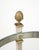 Maison Jansen Style 3 Tier Steel and Brass Side Table For Sale - Image 12 of 15