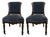 Pair of Antique Victorian Eastlake Slipper Chairs – Pair, Solid Wood & Velvet Upholstery For Sale