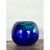 Mid-Century Modern Vintage Blue and Green Glass Sphere Vase For Sale - Image 3 of 12