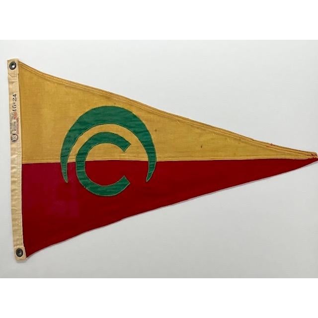 Modern Framed Nautical Pennant For Sale - Image 3 of 5