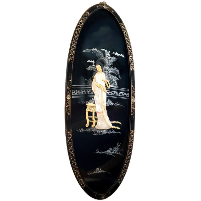 Mid 20th Century Chinese Painting Wall Plaques For Sale - Image 5 of 12