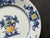 1980s French Country Style Blue and Yellow Decorative Plate For Sale - Image 5 of 10
