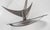 1990's Mid-Century Modern Style Abstract Steel Sculpture, Signed For Sale - Image 9 of 9