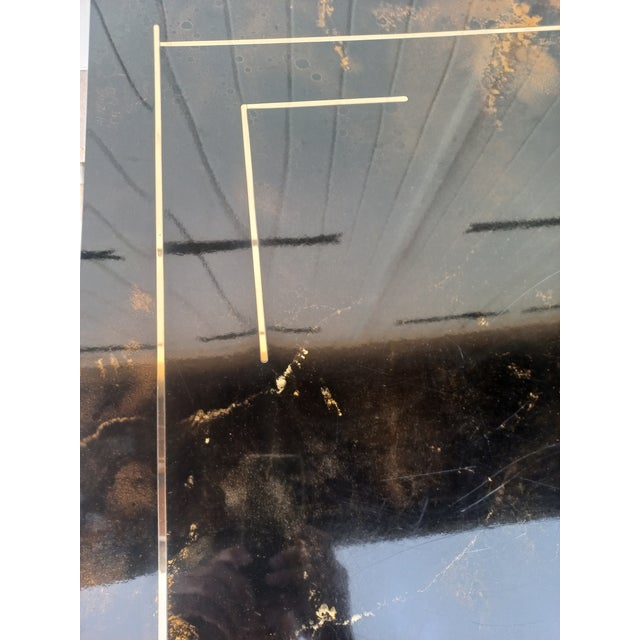 Vintage Coffee Table with Solar Decor For Sale - Image 4 of 12