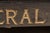 Antique Hand-Carved "Bookhout Funeral Home" Painted Wood Sign For Sale - Image 14 of 15