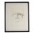 1960s Abstract Portrait Ink Drawing by James L. Bruch For Sale