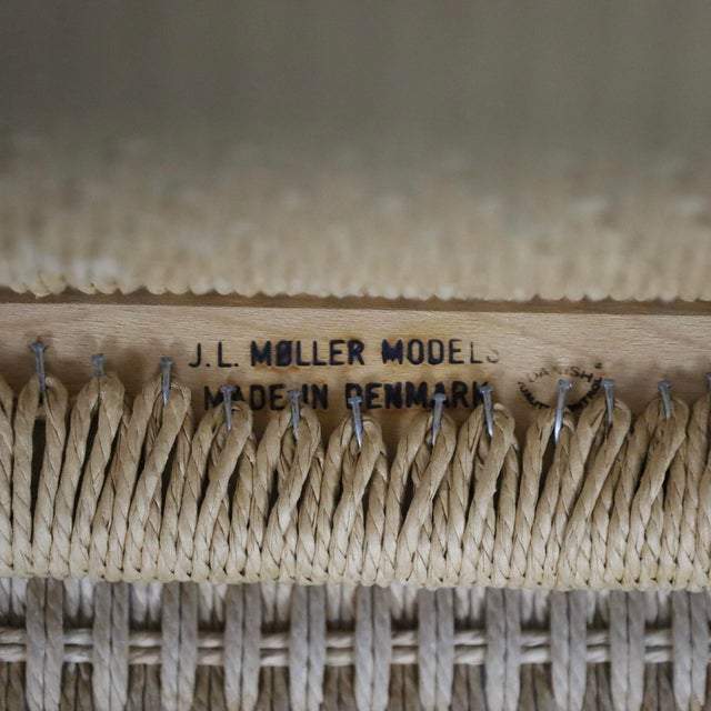 Model 84 Dining Chairs by Niels Otto (N. O.) Møller for J.L. Møllers, 1970s, Set of 6 For Sale - Image 13 of 14