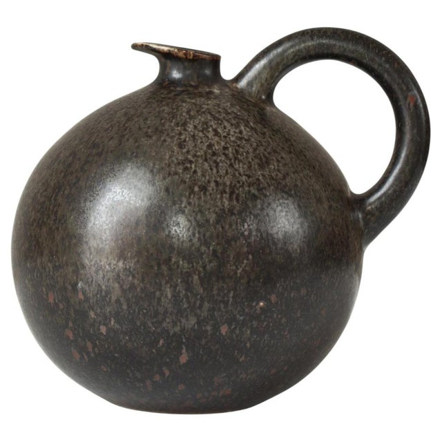 Scandinavian Modern Stoneware Jug attributed to Saxbo, Denmark, 1930s For Sale - Image 14 of 14