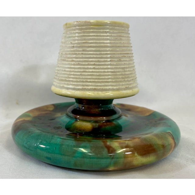 English Antique Wedgwood Majolica Match Striker Made in England - Circa 19th Century For Sale - Image 3 of 11