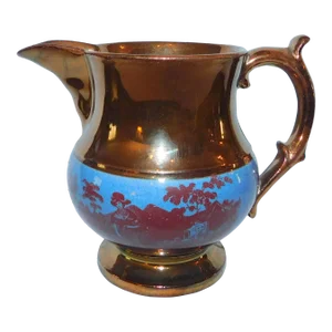 Antique Copper Lustre Creamer