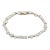 Art Deco Diamond Bracelet in 18k White Gold, 1.05ct Pave Set, by VRJewels For Sale
