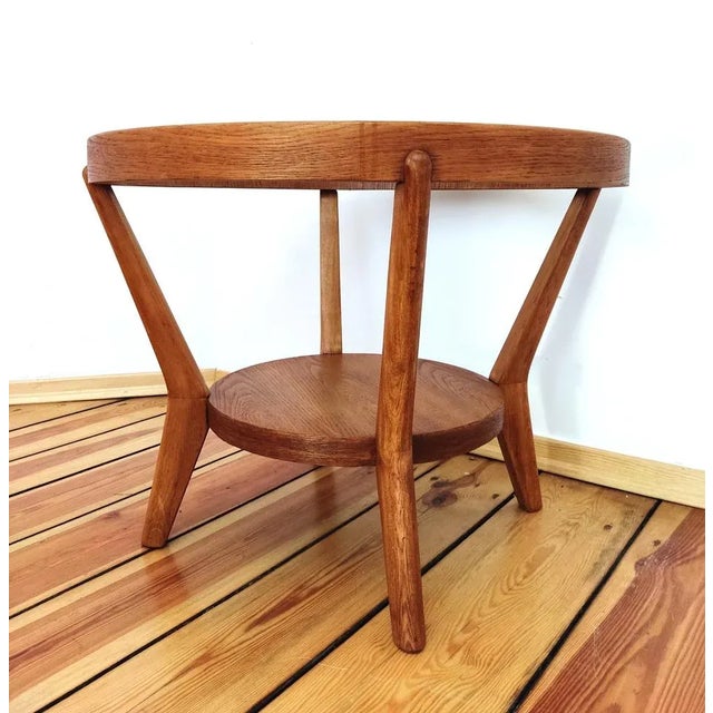 1940s Coffee Table by K. Kozelka for Interier Praha, Czechoslovakia, 1930s For Sale - Image 5 of 9