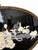 Late 20th Century Chinoiserie Black Lacquer & Mother-of-Pearl Relief Wall Panels — Set of 3 For Sale - Image 12 of 17
