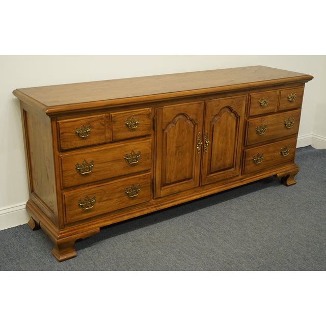 Thomasville Furniture Fisher Park Collection Solid Oak 75" Triple Door