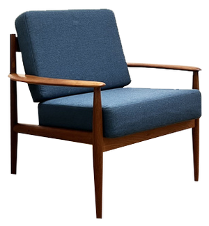 Mid-Century Danish Modern Lounge Chair by Grete Jalk for France & Søn, 1960s