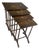 Nesting Tables in Painted Wood, Set of 4 For Sale