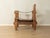 Brutalist Vintage Brutalist Safari Armchair For Sale - Image 3 of 9