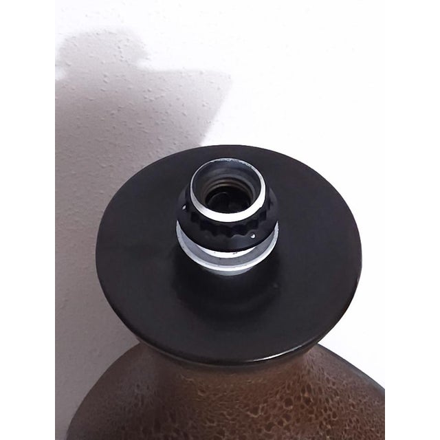 Ceramic West German Fat Lava Pottery Floor Lamp Base by Walter Gerhards, 1970s For Sale - Image 7 of 8