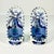 A lovely pair of Delft Ceramic Wall Sconces Candleholders. They are from the Holland region of the Netherlands. We love...