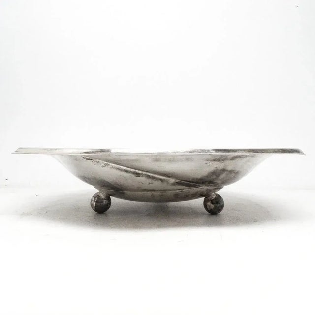 Silver Art Deco Bowl from WMF, Poland, 1950s For Sale - Image 8 of 9