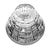 Glass Mikasa Times Square Lead Crystal Centerpiece Bowl 10.75", Japan, C. 2001–2004 For Sale - Image 7 of 11