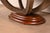 Henredon Art Deco Ash and Burl Wood Parquet Top Pedestal Extension Dining Table, Newly Refinished For Sale - Image 13 of 15