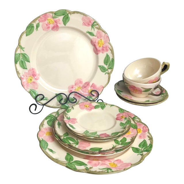 Vintage Franciscan Desert Rose Dinnerware Set Usa Back Stamp 10 Pieces
