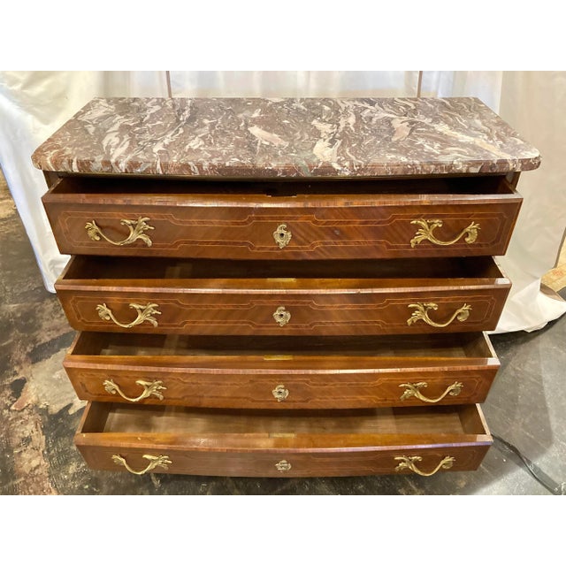 French 4 Drawer Commode For Sale - Image 6 of 9