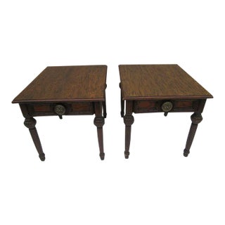 Vintage Mersman Wood End Tables - Set of 2 For Sale