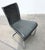 Gray German Gray Leather Cushion Pads for B25 B20 Cantilever Chair from Tecta, Set of 2 For Sale - Image 8 of 8