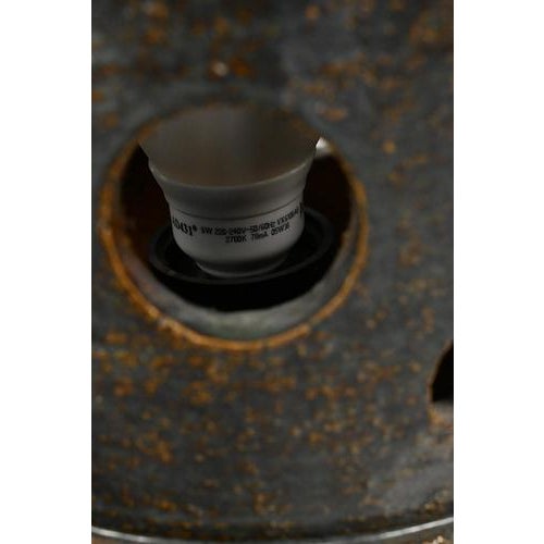 Black Floor Lamp in Ceramic For Sale - Image 8 of 10