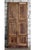 Mid-Century Modern 1920s Hand-Carved Sliding Double Door – Vintage Reclaimed Wood Pantry & Closet Doors 80x34 For Sale - Image 3 of 4