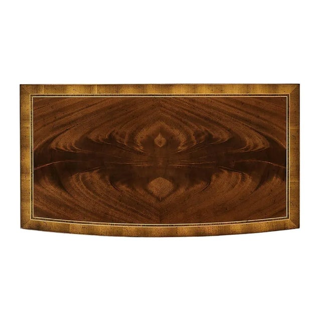 George III Bow Front Bedside Dresser For Sale - Image 4 of 8