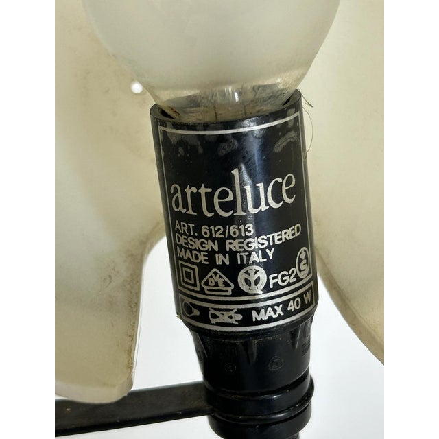 Plastic Mod. 613 Table Lamp from Arteluce, 1975 For Sale - Image 7 of 13